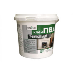 Клей "ECOLUX" ПВА универ. 0,5 кг