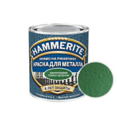 Hammerite краска алкидная для металлических поверхностей гладкая глянцевая Зеленый RAL 6005 (0,75л)
