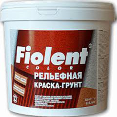 Краска-грунт рельефная FIOLENT color 14 кг