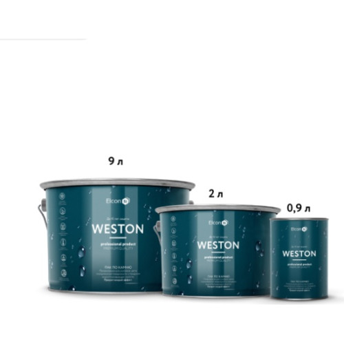 Лак по камню Weston 0,9 л ELCON