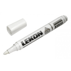 Маркер строительный LEKON Extra White белый перманентный 3 мм