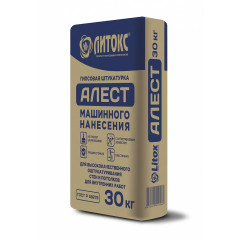 Литокс АЛЕСТ гипсовая штукатурка машинного нанесения 30кг
