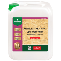 Антисептик - грунт, готовый состав, 5 л, OSB BASE PROSEPT