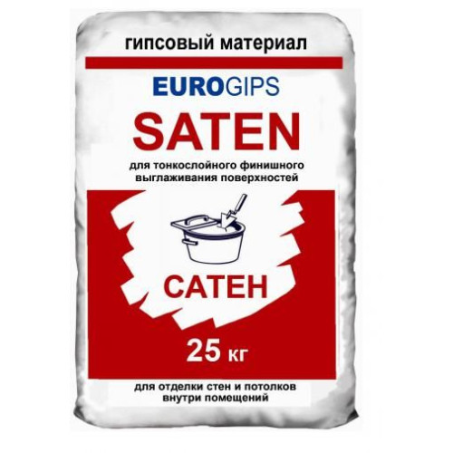 ЕВРОГИПС Гипсовая штукатурка Сатенгипс Финиш 25кг