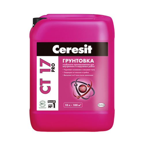 Грунтовка Ceresit CT 17, 10л
