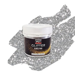 PET GLITTER (блёстки) Серебро 0,05 кг, VGT