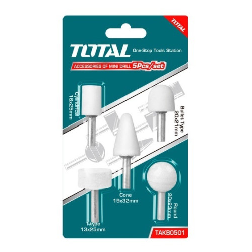 Набор шарошек абразивных TOTAL0501