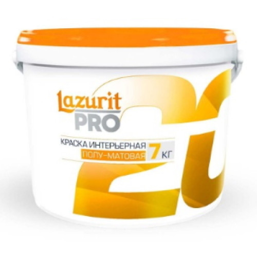 Краска Интерьерная п/матовая LAZURIT PRO 20 9 л