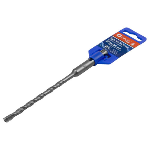 Бур по бетону CUTOP, Profi, двойная резьба, SDS-Plus, 6*160