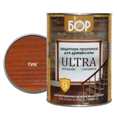 Защитная пропитка для древесины ULTRA ТИК/ 0,75 кг/ БОР