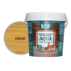 Защитная пропитка для древесины AQUA СОСНА/ 0,9 кг/ БОР