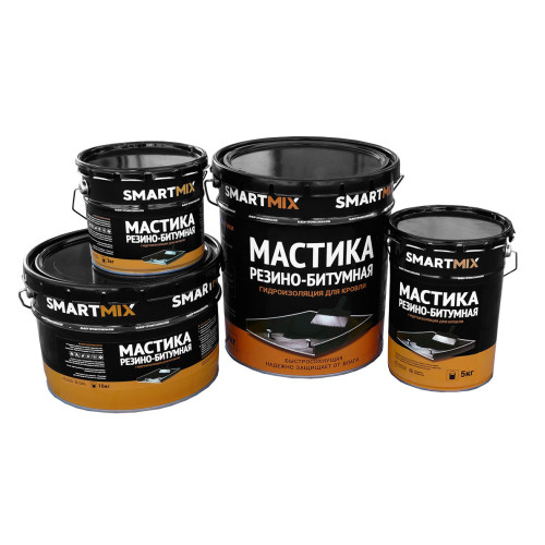 Мастика Резино-битумная Smartmix 20кг