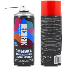 Аэрозольная смывка для удаления старой краски 520 мл DECORIX