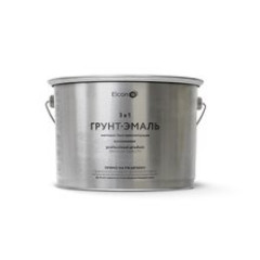 Грунт-эмаль по ржавчине 3 в 1 матовая графит 2 кг, ELCON