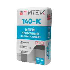 ТИМТЕК 140-К Клей плиточный экстрасильный 1,4МПа, класс С2Т, 25 кг