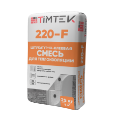 ТИМТЕК 220-F Штукатурно-клеевая смесь для теплоизоляции, 25 кг