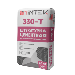 ТИМТЕК 330-Т Штукатурка цементная для машинного и ручного нанесения, 5-40мм, 25 кг
