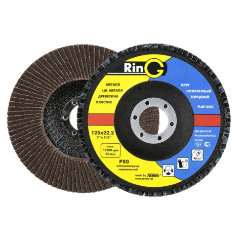 Круг RING лепестковый 2 125х22,2 P100 вогнутый