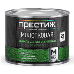 Эмаль декоративная по металлу молотковая бронзовая 0,4л Престиж Мастер NEW