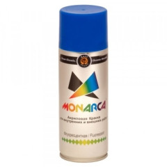 Краска аэрозольная флуоресцентная Синий 270г MONARCA