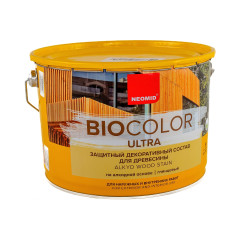Защитный декоративный состав BIO COLOR Ultra для древесины Махагон 0,9 л NEOMID