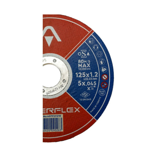 Круг отрезной по металлу, 125 х 1,2 х 22 мм T41 INOX// INTERFLEX