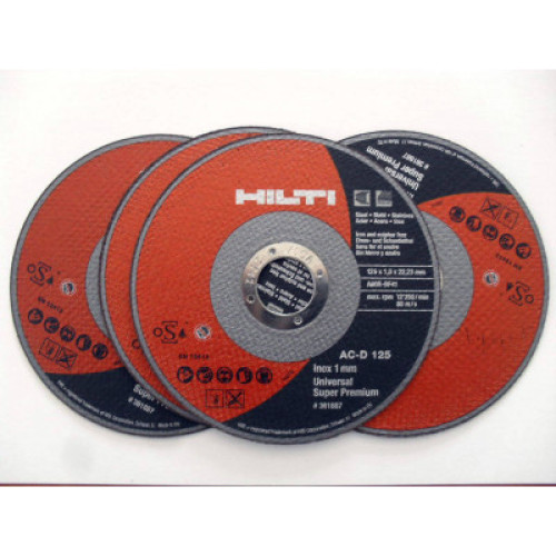 Диск 125х2.5х22,2мм Круг отрезной по мет/нержав. HILTI