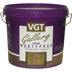 Краска фактурная белая 18 кг, VGT