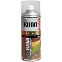 Клей аэрозольный универсальный 520 мм KUDO