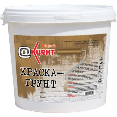 Грунт-краска Акцент 15 кг ВД-АК-04402 11711