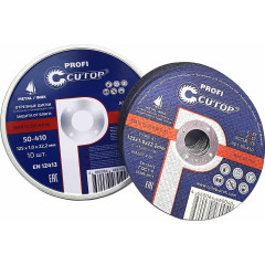 Диск 125х1,0х25,4 мм отрезной металл Т-41 Cutop Profi plus