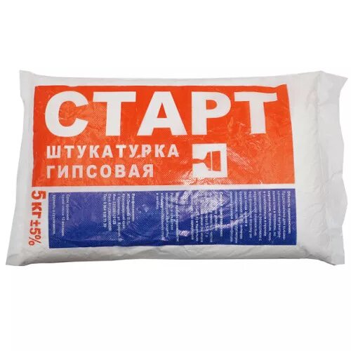Штукатурка гипсовая Старт 5 кг