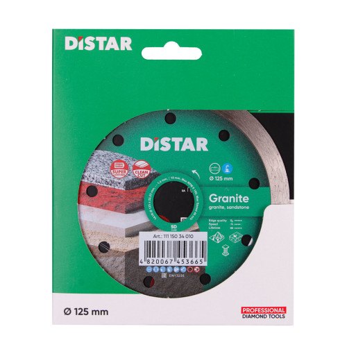 Диск 125мм DISTAR granite 1,4мм (зелёный)