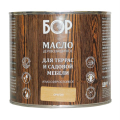 Масло деревозащ.для террас и сад.меб. ОРЕХ / 0,64 кг / БОР