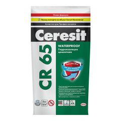 Гидроизоляция смесь Ceresit CR65, 5кг