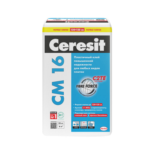 Ceresit СМ 16 Клей для любых видов плитки 25кг