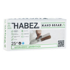 ХАБЕЗ ЖАКО, штукатурная цементная смесь (на белом цементе) 25 кг