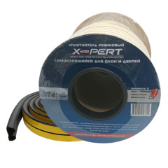 Уплотнитель 10*12 D-профиль черный XPERT