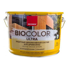 Защитный декоративный состав BIO COLOR Ultra для древесины Орегон 2,7 л NEOMID