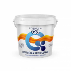 Шпатлевка интерьерная латексная FORMULA Q8 1,5 кг