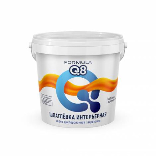 Шпатлевка интерьерная латексная FORMULA Q8 1,5 кг