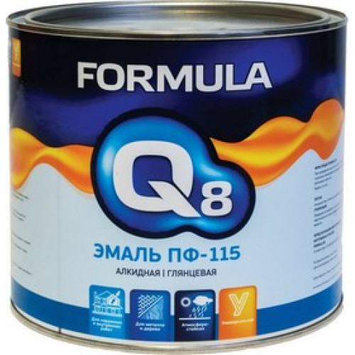 Эмаль ПФ-115 бежевая 2,6 кг FORMULA Q8