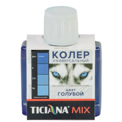 Колер микс универсальный Голубой MIX 0,08л Тициана (12)