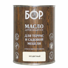 Масло деревозащ.для террас и сад.меб. БЕЦВЕТНОЕ / 1,7 кг / БОР
