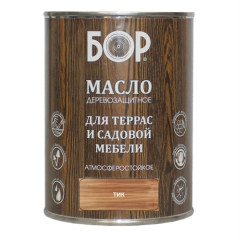 Масло деревозащ.для террас и сад.меб. ТИК / 0,64 кг / БОР