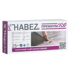 ХАБЕЗ ПРЕМИУМ клей плиточный, класс T2CS2, 25 кг