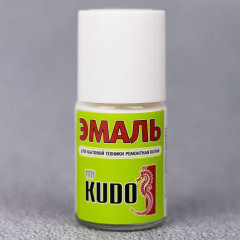 Эмаль KUDO 15 мл для бытовой техники ремонтная с кисточкой Белая
