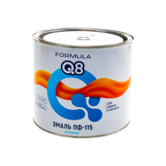 Эмаль ПФ-115 белая 0,9 кг FORMULA Q8