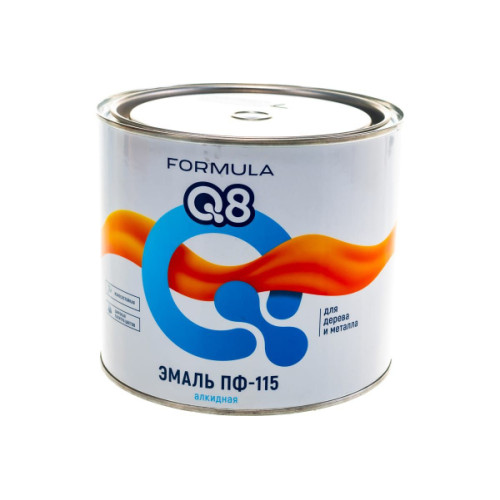 Эмаль ПФ-115 белая 0,9 кг FORMULA Q8