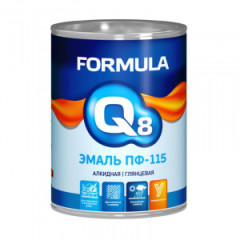 Эмаль ПФ-115 зеленая 2,7 кг FORMULA Q8